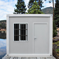 Maison préfabriquée en conteneur XH de 10 pieds, structure en acier modulaire préfabriquée, bon marché pour une utilisation en bureau en extérieur