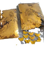 Meilleure vente Papier confettis 1Kg Confettikanon métallique papillon Craquelins de feu de fête argentés antidéflagrants