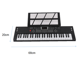 Xách tay 61 Phím Bàn Phím Điện Tử Âm Nhạc Đàn Piano Với Được Xây Dựng Trong Loa Âm Nhạc Tấm Đứng Đồ Chơi Nhạc Cụ Để Bán - Product Image 2