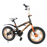 Vélo BMX Hypod avec logo personnalisé, cadre en acier de 14 pouces, jantes en alliage d'aluminium, pour garçons, avec freins à disque et cadre à suspension souple