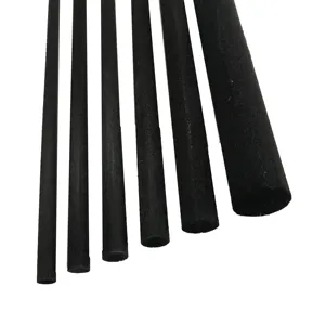 Varillas difusoras de fibra negra de China, 6mm, 7mm, 8mm, gran diámetro, ecológicas, sin pegamento