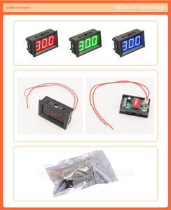 0.56 inch 3 chữ số 2 dây AC30-500V LED hiển thị kỹ thuật số Meter vôn kế kiểm tra chỉ số Monitor Detector AC110V AC220V - Product Image 6