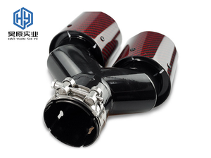 Ống Xả Giảm Thanh Kép Phía Sau Bằng Thép Không Gỉ Thông Dụng Bộ Khử Tiếng Ồn - Product Image 3