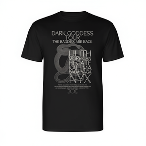 T-shirt à manches longues Dark Goddess Tour, motif serpent Nyx Lilith Hecate Morrigan - Product Image 2