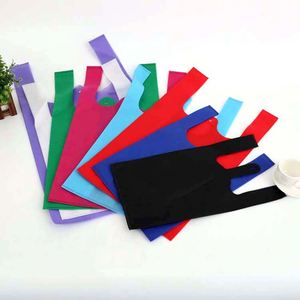 Custom Eco Friendly Laminated Non-woven Vest <b>Shopping</b> <b>Tote</b> <b>Bags</b> Reusable Non Woven <b>Bags</b> - Product Image 1