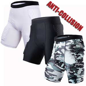 Shorts de compression rembourrés pour jeunes et adultes Youngsonsports Ultimate Impact Protection, avec noyau en nid d'abeille, pour le football et le rugby, flexibles et ergonomiques - Product Image 3
