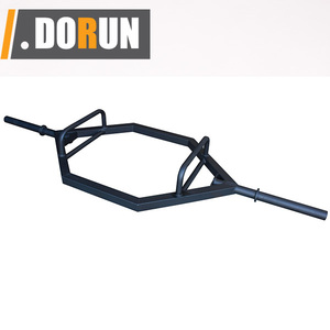 56 "ยาว20กก. และ25กก. สีดำ2นิ้ว Hex barbell <span class=keywords><strong>TRAP</strong></span> <span class=keywords><strong>Bar</strong></span> ที่มีด้ามจับแบนหรือยกสำหรับ squats, <span class=keywords><strong>deadlift</strong></span>, sharkles. - Product Image 1