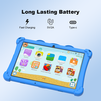 NOUVEAU 2025 A20 Tablette pour enfants 10,1 pouces 4 Go + 64 Go Android 13.0 Tablette Wi-Fi pour enfants Tablette éducative pour enfants