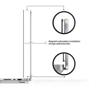 Pellicola Protettiva Magnetica Anti-Graffio e Anti-Luce Blu per Laptop 13 14 15 16 Pollici, Filtro Privacy 16:<span class=keywords><strong>9</strong></span> per Laptop e Macbook - Product Image 3