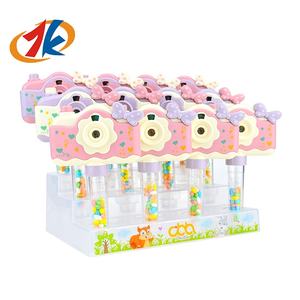 Kaléidoscope <span class=keywords><strong>en</strong></span> plastique pour enfants avec caméra de Projection de lumière de dessin animé ensemble de bonbons durs pour les fêtes cadeau de promotion pour enfants - Product Image 1