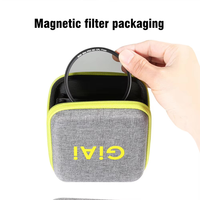 Magnetic UV & CPL ND DSLR Camera Filter Kit with 49mm/52mm/58mm ND Filters Aluminum & Glass Options