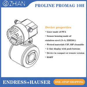 เครื่องวัดอัตราการไหลแบบแม่เหล็ก Endress+Hauser รุ่น E+H สำหรับอุตสาหกรรมอาหารและเครื่องดื่ม  Promag 10H1H ขนาด 4 นิ้ว - Product Image 3