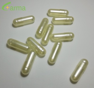 Kapsul Metalik Kosong Gelatin Warna Merah Muda Kapsul Kosong Mutiara - Product Image 1