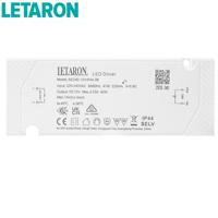 Controlador LED de 48W, 24V, para Tiras de Luz, con Prueba de Envejecimiento de Carga Completa al 100%, Cable Integrado, Clase de Impermeabilidad IP44, Garantía de 3 Años