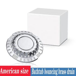 Drenaje de núcleo de rebote de bañera estándar americano, <span class=keywords><strong>pie</strong></span> de bañera de cobre paso rebote Filtro de ducha drenaje Drenaje de bañera - Product Image 2
