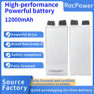 סוללת ליתיום-יון ליפו בעלת ביצועים גבוהים, 12000 מיליאמפר/שעה, 3.7V/3.8V, 20C/50C, מותאמת אישית למפעל, עבור רחפן, דגם מטוס, FPV - Product Image 2