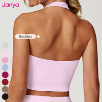 Janya setelan pakaian Golf wanita, rok tenis Yoga Mini 2 dalam 1, Tank Top kebugaran Gym cepat kering, setelan pakaian bola Golf Breathable