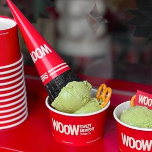 Bol en papier <span class=keywords><strong>pour</strong></span> crème glacée, taille personnalisée, idéal <span class=keywords><strong>pour</strong></span> la crème glacée, les smoothies, le yogourt frit et plus encore - Product Image 4