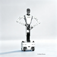 Robot Pengangkat Lipat Beroda Y1, 360 °   Omni-wheel, Baterai 4H+, Pengisian Otomatis, Desain Industri Ringkas