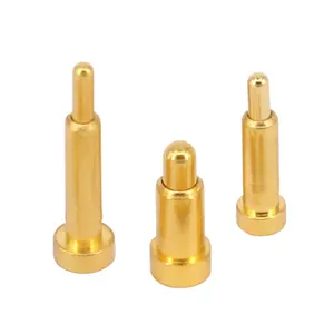 Pin Đồng Hai Đầu Tần Số Cao Pin Pogo Tiếp Xúc Ăng Ten Dòng Điện Cao Đầu Dò Lò Xo Sạc Thimble Pin Bên Trong Hai Đầu