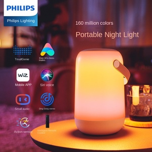 <span class=keywords><strong>Philips</strong></span> WiFi Carga inteligente portátil LED luz de noche lámpara de noche RGB atmósfera lámpara de mesa - Product Image 3