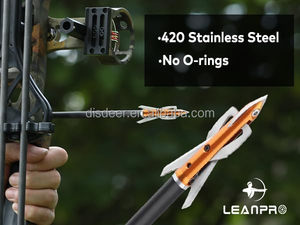 Pointes de chasse en acier inoxydable 420 à 3 lames, diamètre de coupe de 2 pouces, pour arbalètes et arcs composés – Offre Spéciale - Product Image 3