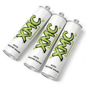 XMC300 Free Sample Wholesale One Component Quick Drying Weatherproof Clear 280ml Acetic <strong>Silicone</strong> Sealant For Bathtub Use - Product Image 3