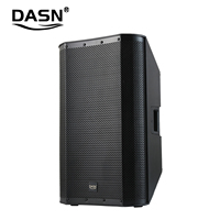 DASN SCH15HB Enceinte active professionnelle en plastique pleine fréquence de 15 pouces 450W RMS pour DJ en plein air, scène, cinéma maison, système de sonorisation