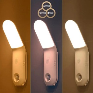 Lámpara LED con Sensor de Movimiento, Inalámbrica, Recargable por USB, Magnética, para Pasillo, Armario, Escalera, Habitación, Lámpara USB para Dormitorio, Regulable - Product Image 1