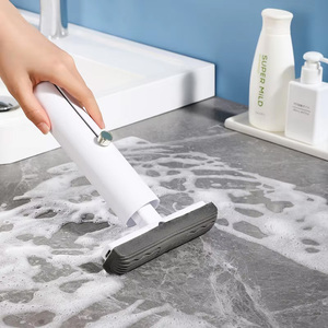 Nuevo <span class=keywords><strong>Mini</strong></span> Mopa de PVA, Mango de PP PU con Sistema de Autoescurrido, Esponja de Limpieza Súper Absorbente para Baño, Cocina y Piso, ¡Oferta! - Product Image 2