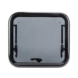 Ventana Lateral Abatible para Autocaravana, 500x450mm, con Persiana Plegable y Mosquitera Integrada - Product Image 2