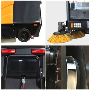 נסיעה חדשה-על מכחול כפולה במברשת כפולה ברחוב חשמלי עם 180l dustbin ו-4000w - Product Image 4