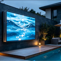Otel Yüzme Havuzu Reklamı için Dış Mekan LED Ekran P4 P5 Su Geçirmez IP65 Sabit Ekran 7680Hz Yenileme Hızlı Billboard Duvar