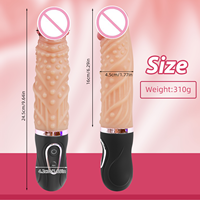 Vibrator-Stab mit 9 Frequenzen Wasserdichter USB-Massagestab Erwachsenen-Spielzeug Vibrator Sexspielzeug Lustprodukte