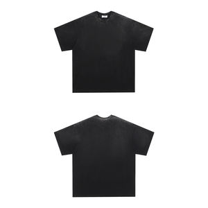 เสื้อยืดผู้ชายไซส์ใหญ่ขายส่ง เสื้อยืดโอเวอร์ไซส์แบบกำหนดเอง เสื้อยืดลายกราฟิกพิมพ์ลายซีดจาง - Product Image 3