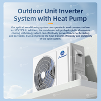 Climatisation intelligente Puremind OEM, installation facile, onduleur CC, VRF, Media Ar Condicionado Split pour la maison, prix d'usine
