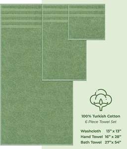 סיטונאי 32s 100% כותנה מצרית יוקרה 3 ב 1 פנים יד אמבטיה אריזת מתנה ארוז מותאם אישית לוגו מגבת סט - Product Image 3