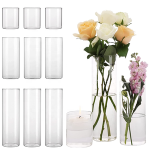 Vaso de Flor de Vidro Personalizado com Logo em Diferentes Tamanhos para Decoração de Mesa em Casa - Product Image 6