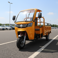 Tricycle électrique de marchandises haute vitesse 2026, moteur 4000W, frein à disque avant, espace de chargement ouvert, passagers