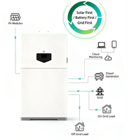 Système solaire hybride hors réseau tout-en-un de 6,2 kW avec batterie LiFePO4 de 10 kWh, panneaux haute efficacité de 620 W pour le stockage d'énergie domestique