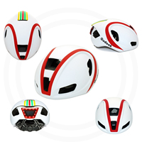 Fournisseur Nouveau style Casque de vélo à double coque pour homme et femme avec feu arrière LED