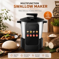 Machine automatique à faire des soufflés 8L, cuiseur électrique pour Fufu, manioc, igname, Nshima, mélangeur, robot culinaire, commande tactile numérique 110V