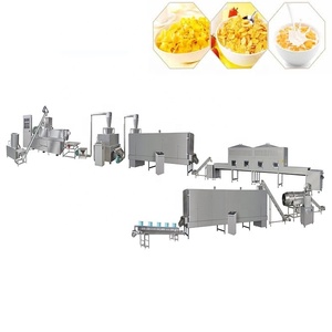 Chaîne de production automatisée de céréales pour petit-déjeuner Chocos : extrudeuse de cornflakes, machine de production de flocons de maïs Cerealac pour aliments pour bébés - Product Image 3