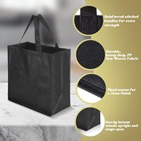 Logo personnalisé écologique découpé pliable réutilisable sérigraphie tissu épicerie non tissé sacs Tnt
