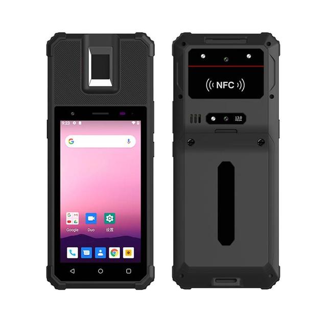 Industrial Tablet Computer Rugged Nfc Reader Face Recognit Android Biometric Handheld Device Fingerprint Reader 10000mah Battery