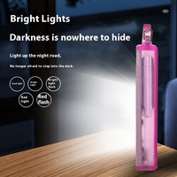 HL-275 HOOMEE Mini porte-clés USB lampe de poche LED rechargeable Type C porte-clés lumière de poche LED transparent