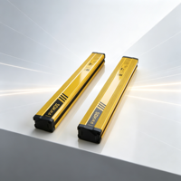 Tirai Cahaya Pengaman Seri CT4 Sensor Inframerah Multi-Beam IP65 untuk Sistem Perlindungan Keselamatan Mesin Hidrolik Punch Press