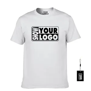 Il trasporto libero di alta qualità mens t shirt 100% cotone, maglietta di stampa personalizzata t shirt, T-shirt di marca con il vostro logo o disegno