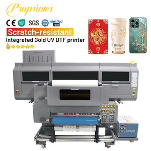 เครื่องพิมพ์ฟิล์ม UV DTF สีทองแบบ4หัวเครื่องทำฉลาก3D A1 A3 A2รูปแบบขนาดใหญ่ - Product Image 1