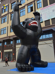 <span class=keywords><strong>Gorille</strong></span> noir gonflable géant <span class=keywords><strong>de</strong></span> 25 <span class=keywords><strong>pieds</strong></span> pour la publicité - Product Image 3